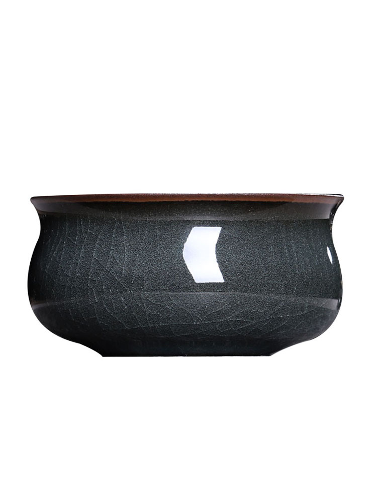 Poly real scene brother celadon master cup single CPU ceramic up tire iron kung fu tea sample tea cup ice crack pu 'er tea