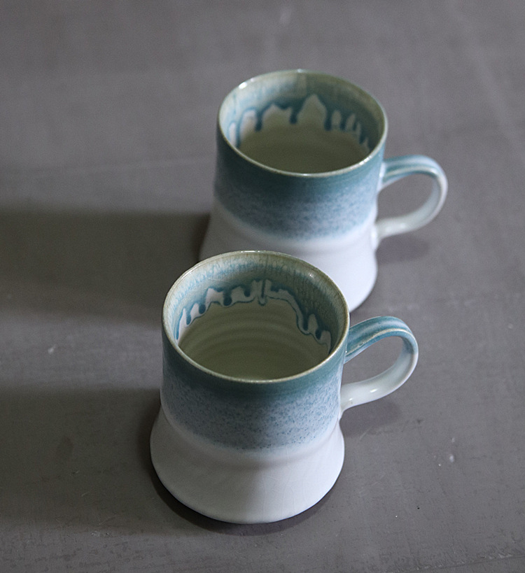 Jingdezhen poly real ceramic keller cup ghost scene wild glaze thick ceramic cups of coffee cup by hand