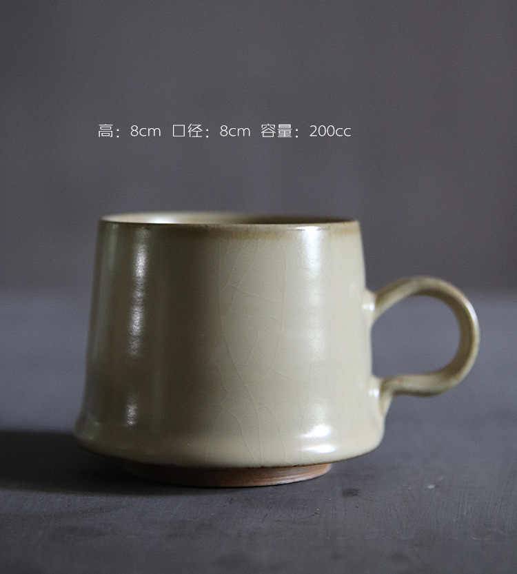 Chu jingdezhen porcelain poly real scene manual paper your porcelain keller cup coffee cup milk white antique cup