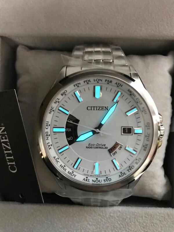 Citizen/Citizen Light Kinetic Energy Radio Wave Watch Cb0011-69L 69A 51A Sapphire Luminous Men's Watch Citizen/Citizen Light Kinetic Energy Radio Wave Watch Cb0011-69L 69A 51A Sapphire Luminous Men's Watch