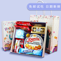 10 Creative cartoon baby bull baby retreat full moon wine snacks love egg noodle candy hard box package portable gift box