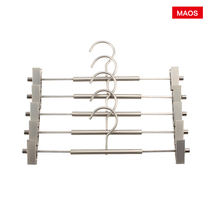 maos wrought iron pants rack non-slip pants home storage and finishing pants clip no trace metal multifunctional pants hanger