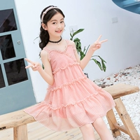 Váy bé gái 2019 mới hè siêu ngoại Cô gái xinh xắn váy dây mảnh trẻ em váy công chúa voan - Váy shop đồ trẻ em