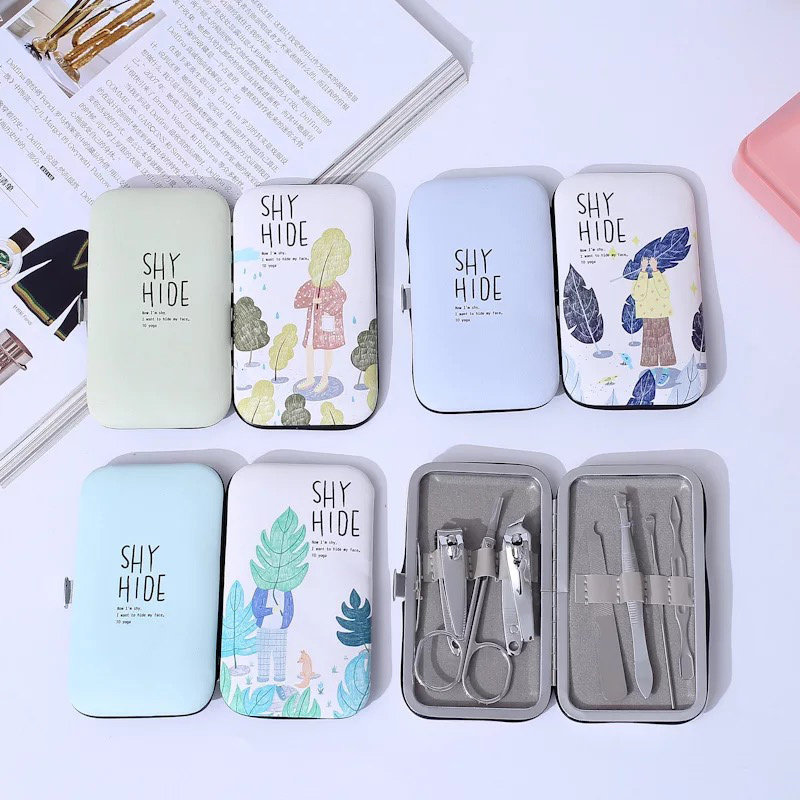 Nail knife suit lady student baby family with nail nail nail cut nail clamp personal cleaning eight pieces