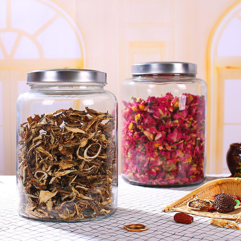 Glass bottle sealed tank with lid storage tank Milk Powder Jar Tea Leaf Jars Glass Bottle storage jar Grain Jar Dried Fruit Jars