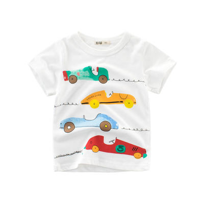 New children's summer clothing 2025 kids Kids short-sleeved Boys' T-shirts and baby tops manufacturer