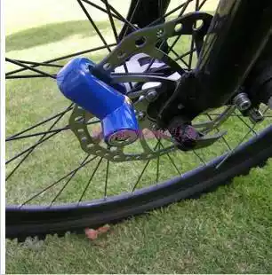 Bicycle locomotive disc brake lock bicycle lock disc brake universal small and exquisite portable