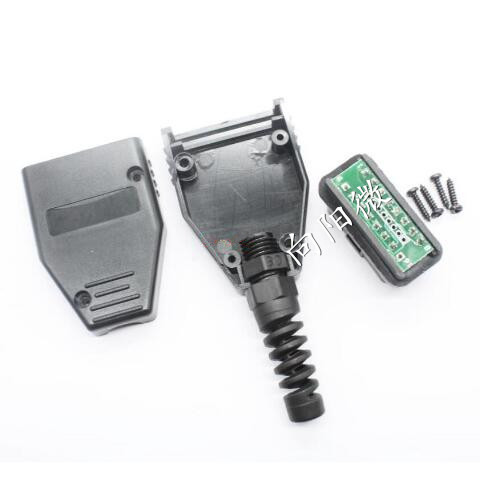 汽车OBD2 16针Connector 连接公头OBD外壳带插头+壳+SR+螺丝现货