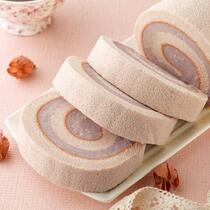 Spot Mr fang taro cake roll taro cake roll Taro scented roll Swiss roll snack Taiwan features Shunfeng