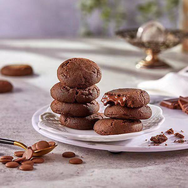 Taiwanese Teprolific Scents Precious Lava Chocolate Sandwich Cookie Cookies Small Snacks Snack