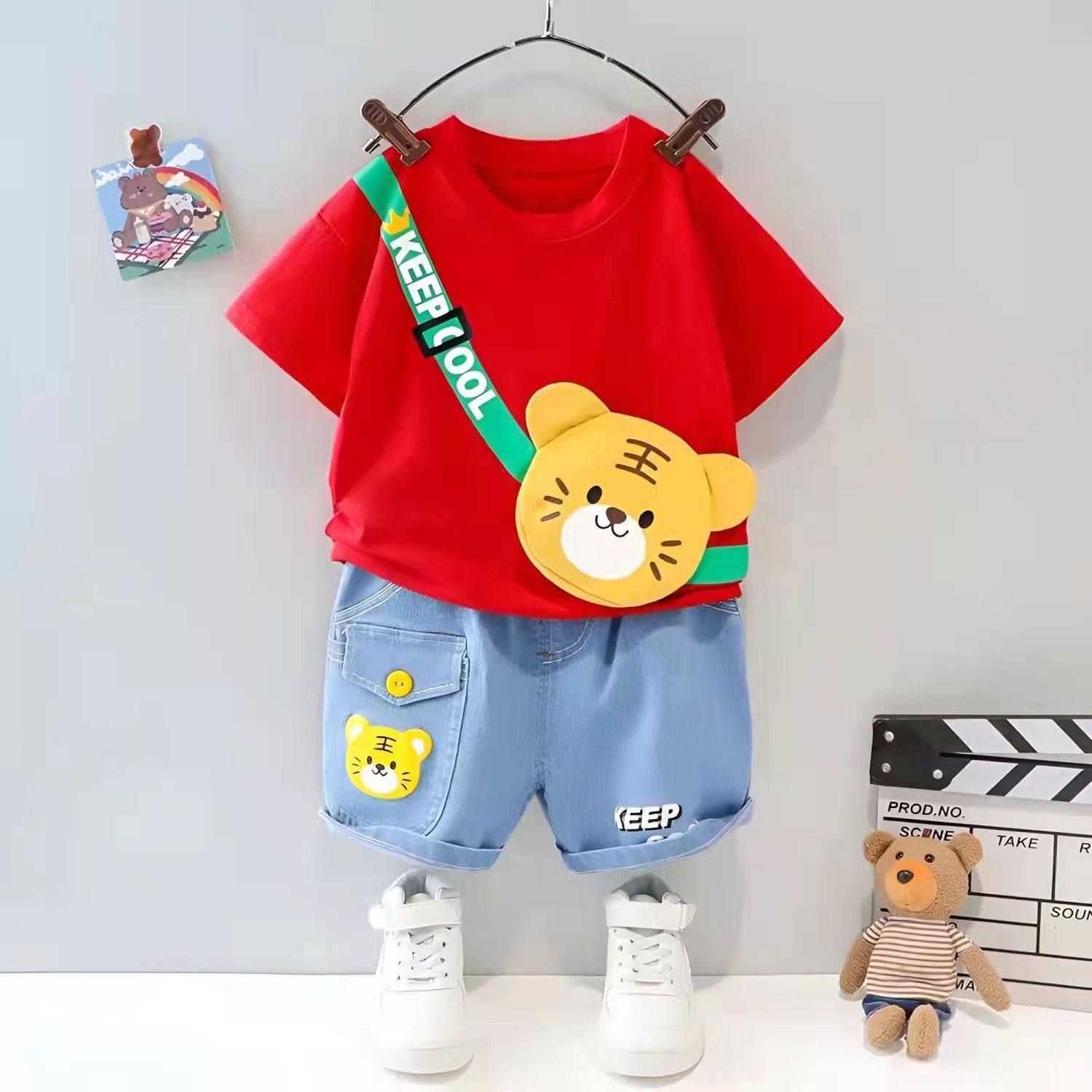 toddler boys summer two piece outfit set trendy short sleeve casual clothes toddler boys summer two piece outfit set trendy short sleeve casual clothes