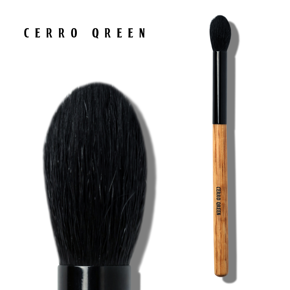 Cerro Qreen木质H系列细光峰羊毛火苗形提亮晕染刷  H15