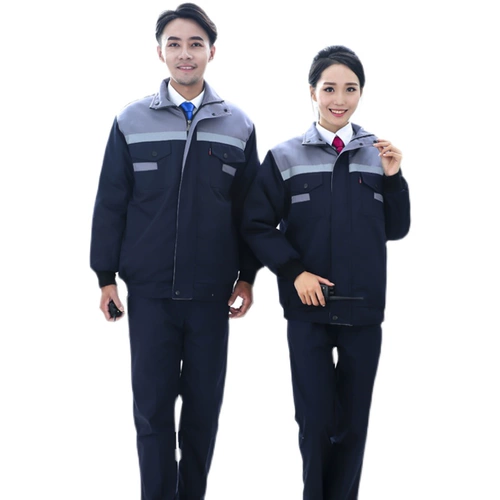 Зимний пуховик для работы подходит для мужчин и женщин, износостойкая куртка