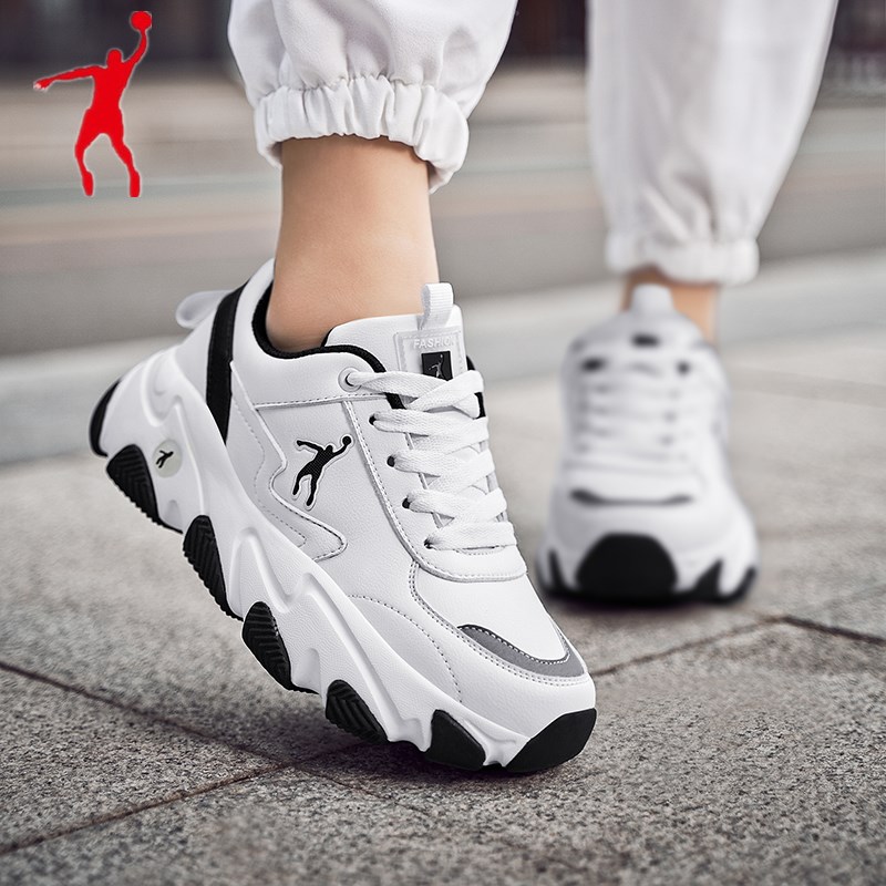 Jordan Gran ins Torre Shoes Women's Spring and Summer Korean Joker Students Thick-soled Heightened Sports Shoes Women's Shoes 361