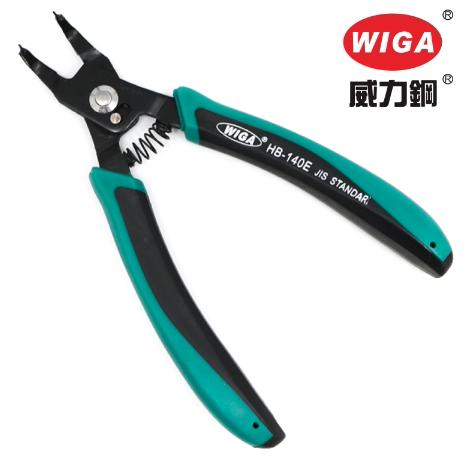 Taiwan Power Steel WIGA Industrial Class Clamp Spring Pliers Electronic Snap Pliers Gear Ring Pliers Mini Snap Spring Pliers