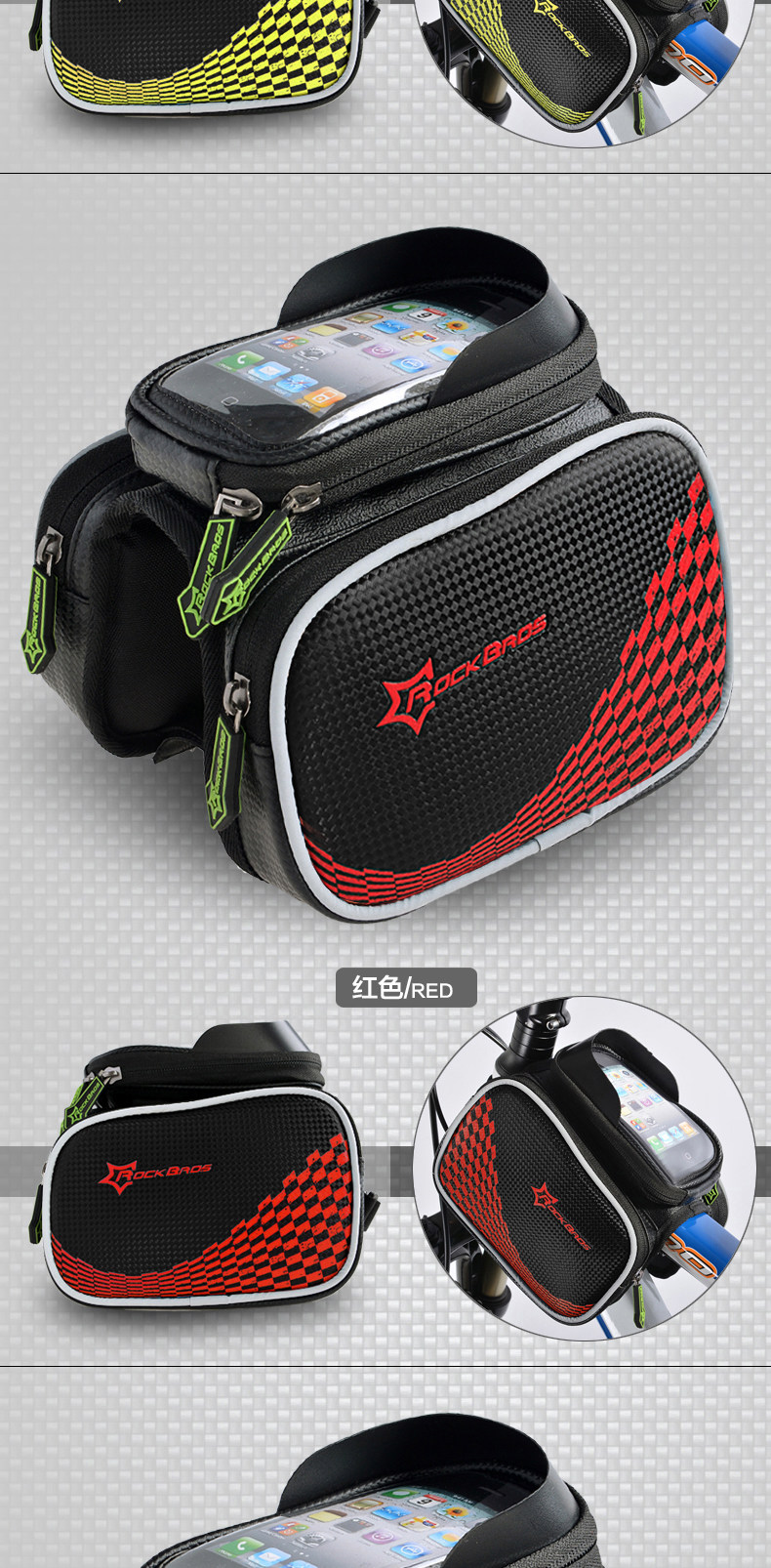 Sacoche pour vélo mixte ROCKBROS - Ref 2218230 Image 14