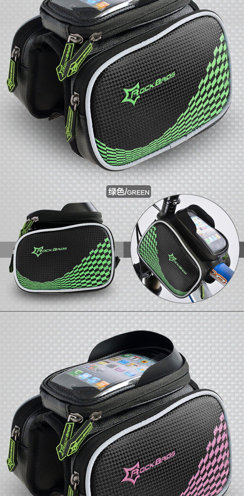 Sacoche pour vélo mixte ROCKBROS - Ref 2218230 Image 15