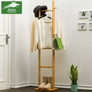 Trojan man đơn giản áo giá sàn loại rắn gỗ phòng ngủ móc áo quần áo lưu trữ nhà đơn giản hiện đại - Kệ