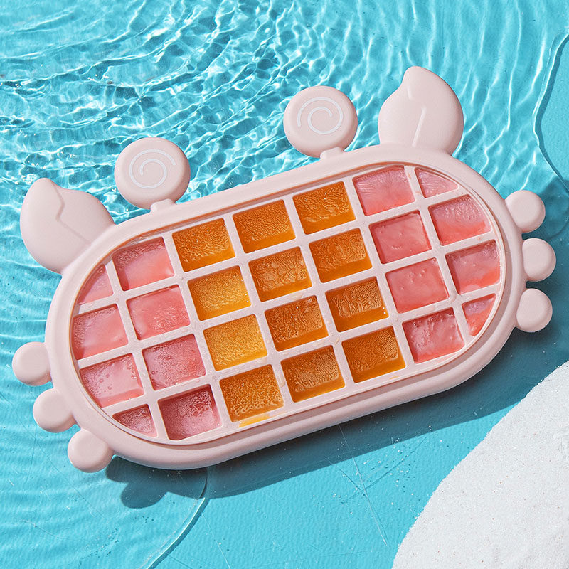 Cute Ice Cubes Molds Children Soft Silicone Gel Ice Creators Home Fridge Self Ice-making Gaggle Ice Box Ice Stick Cartoon