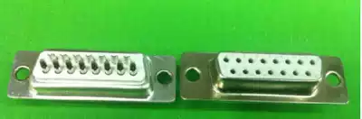 15PIN DB-15 core second row DB9 male female wire bonding type male head white rubber core