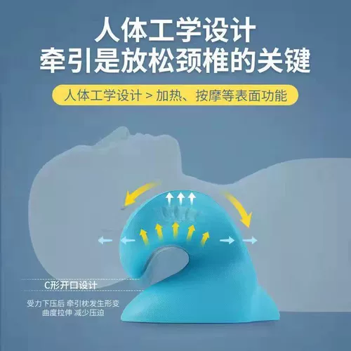 Подушка шейного отдела позвоночника U Удаляет богатую сумку.