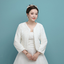 New Bridal Wedding Dresses Autumn Winter Bridesmaid Hair Shawl