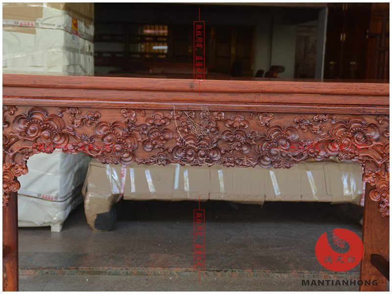 Đồ gỗ gụ Miến gỗ hồng mộc Miến Điện Zhongtang bộ sáu mảnh Trung Quốc quả gỗ hồng lớn trường hợp tám bàn cổ tích Mới - Bàn / Bàn 	bàn ghế gỗ kiểu cổ điển	