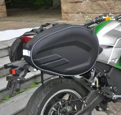 Helmet bag locomotive riding bag motorcycle saddle bag side bag waterproof cover rear seat bag