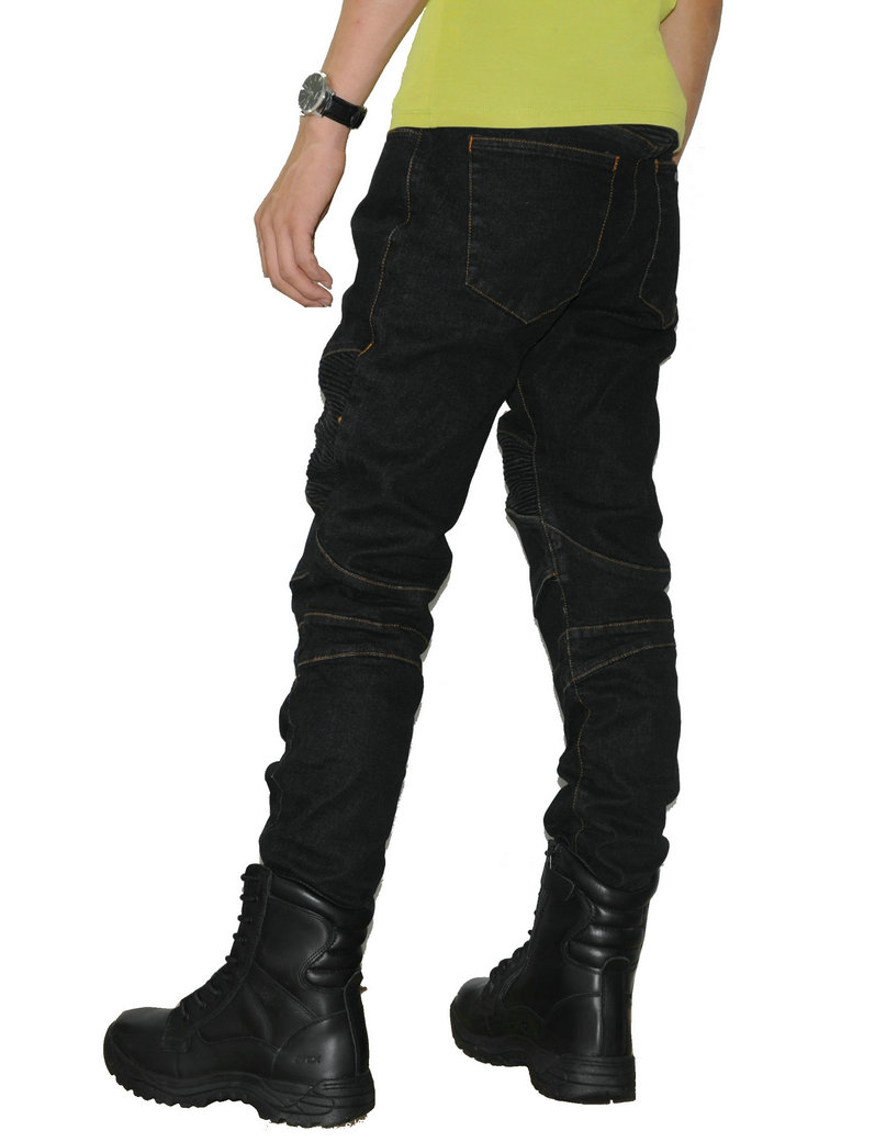 Xe máy mới thường xuyên cưỡi thẳng quần jean đầu máy thẳng thon Slim quần chống trơn co giãn - Xe máy Rider thiết bị gang tay xe may