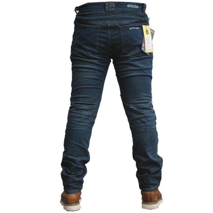 Mô hình vụ nổ xuyên biên giới Quần xe máy VOLERO cưỡi quần jean chống rơi xe máy quần đua dụng cụ bảo vệ đầu gối