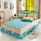 Bộ đồ giường 100% cotton dày ba hoặc bốn bộ Váy cotton trải giường bông đặt bộ phim hoạt hình trẻ em học sinh 1,8 mét