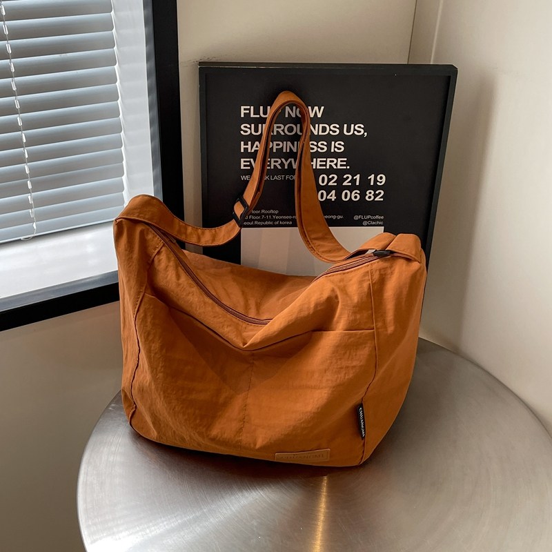 Japanese-Style Casual Canvas Crossbody Bag for Women, Large Commuter Shoulder Bag 2025 - Thumbnail 2
