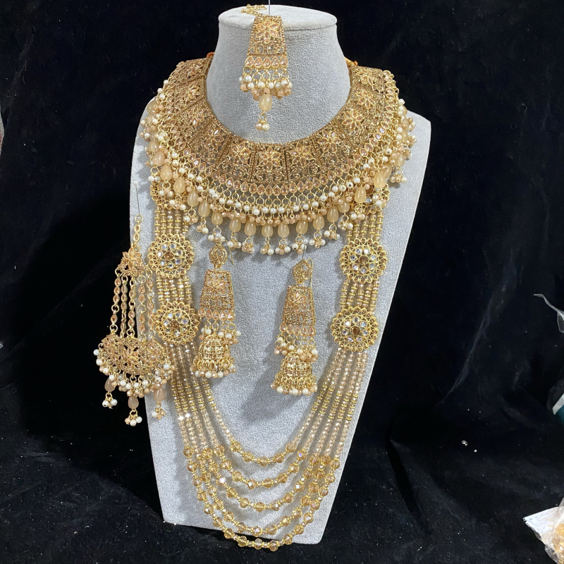 Indian Pakistani Jewelry Set Decoration Exotic Style Dunhuang Photo Studio Photo Wedding Bride Ancient Style Belly Dance