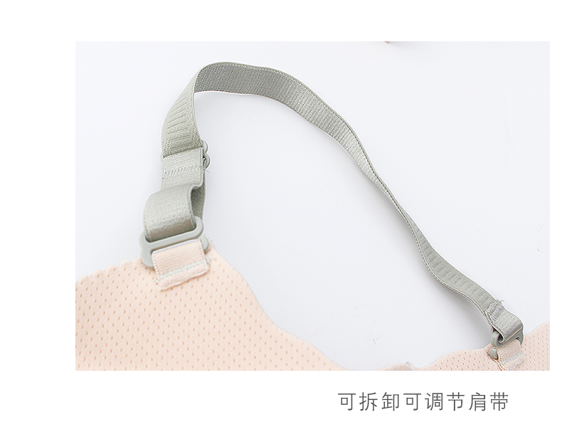 Bộ đồ lót nữ mỏng đặt áo ngực thu nhỏ ngực gợi cảm nhận sữa chống chảy xệ không có vòng thép trên áo ngực không tì vết áo ngực không gọng