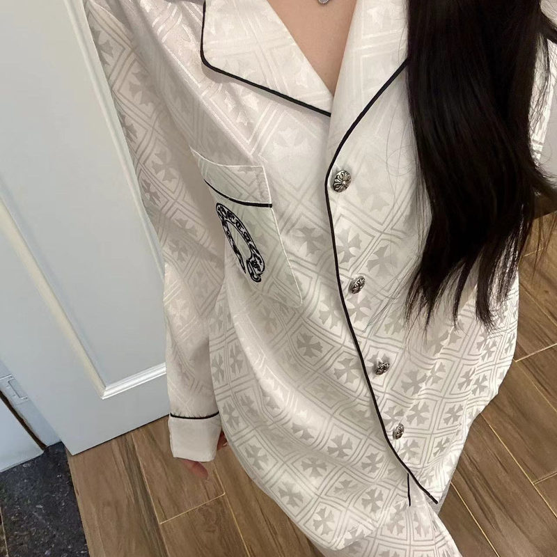 Birthday Gift for Best Friend, New High-End Comfortable Satin Pajamas for Women, Long-Sleeved Long Pants Loungewear Set for Couples