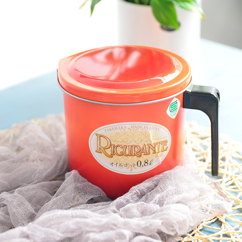 Japan Imported Bamboo Original Tank Oil Jug Oil Bottle With Filter Screen Kitchen Household Oil Storage Tank Filter Oil Residue Subgod