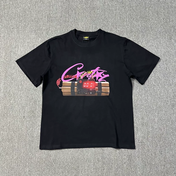 Футболка Corteiz Demon Island Bomb Waste Poster Drill Street Tide Sniper Blocks Loose Men and Women Short-sleeved T-shirts
