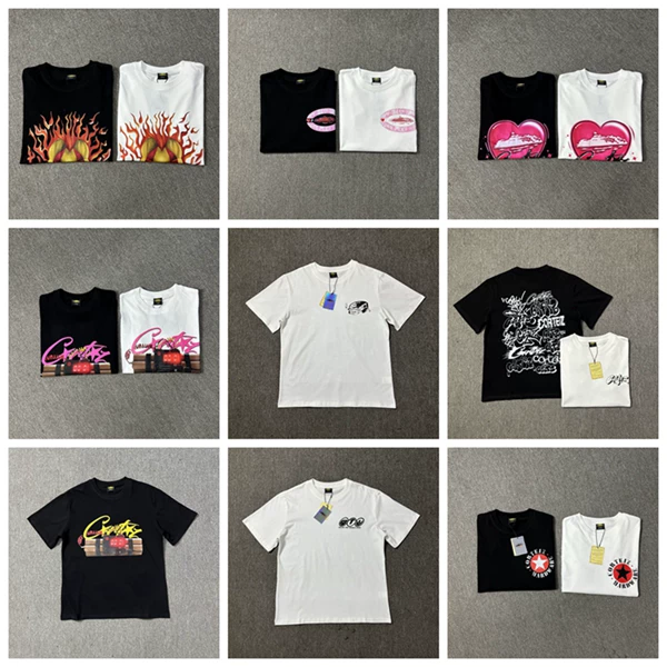 Футболка Corteiz Demon Island Bomb Waste Poster Drill Street Tide Sniper Blocks Loose Men and Women Short-sleeved T-shirts
