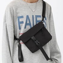 Original skewed satchel mens 2022 new boomer canvas waterproof small satchel street trendy single shoulder bag male backpack