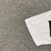 潮流时尚石头小孩翅膀字母烫钻印花logo圆领短袖