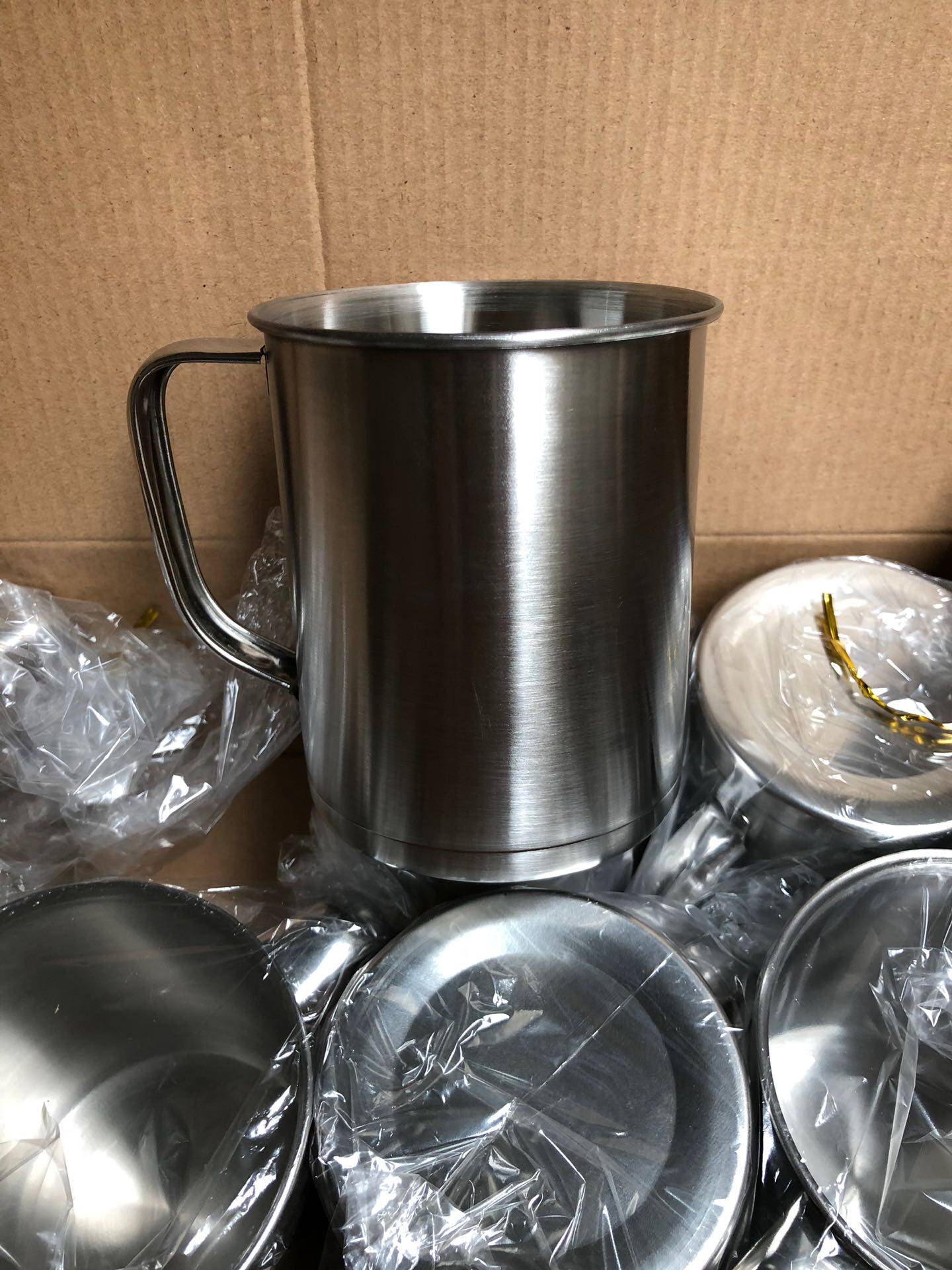 Stainless steel mouth cup Household supplies Stainless steel wash cup Stainless steel water cup
