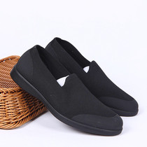 New mens summer cloth shoes mesh breathable cool and low helps mens cloth shoes casual black mesh cloth shoes
