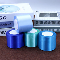6cm colored ribbon webbing decoration wedding festival fabric silk ribbon diy packaging gift box baking boutique red ribbon