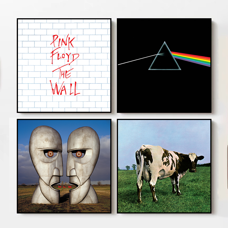 Pink Floyd Album Cover Hanging Painting Music Bar Piano Shop Framed Decorative Painting