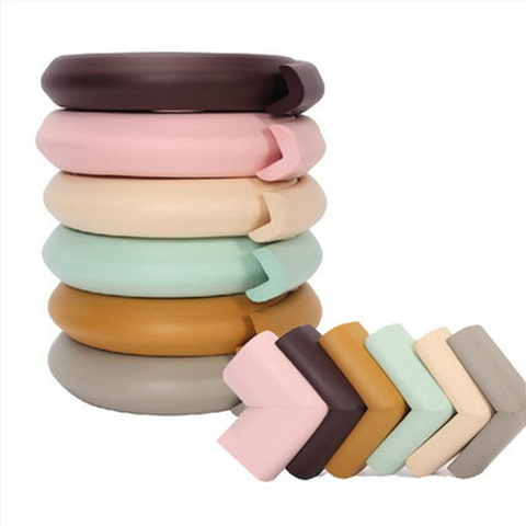 Baby boy anti-collision corner tea table widening thickened L-type baby table corner protective sleeve nursery anti-crash strip protective corner