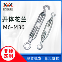 Wire rope tensioner open body turnbuckle turnbuckle bolt M6-M56 Malleable steel turnbuckle large quantity will give you the best price