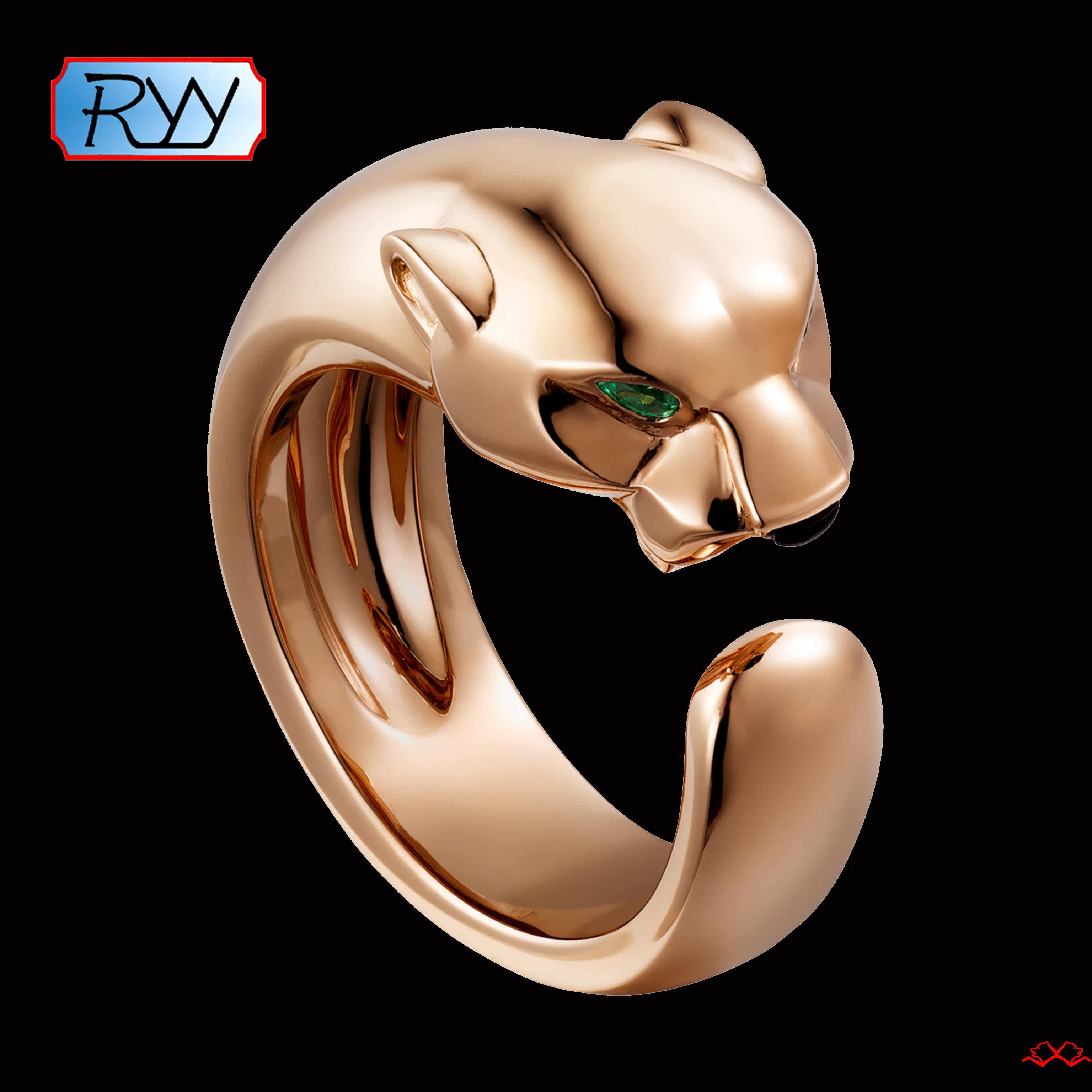 Bague mixte OTHER   en Alliage argent plaque plaque or - Ref 3088085 Image 3