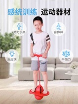 Kindergarten children jump balls adults use gym elastic ball senses to train coordinated toys to balance trampoline