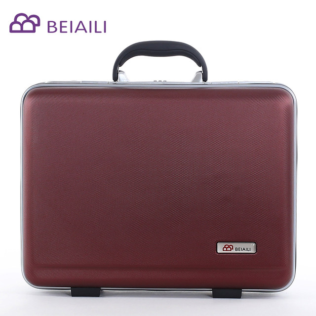 Beyley ABS portable password box business briefcase tool instrument bag data charge travel boarding case