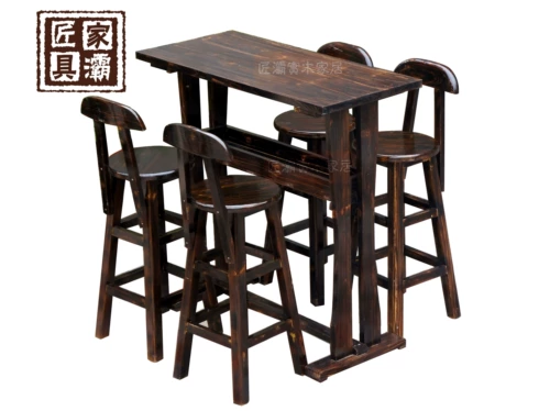 Углеродный винный столик, стул, стойкий батончик, стул, скамейка, стул стул с твердым деревянным столом